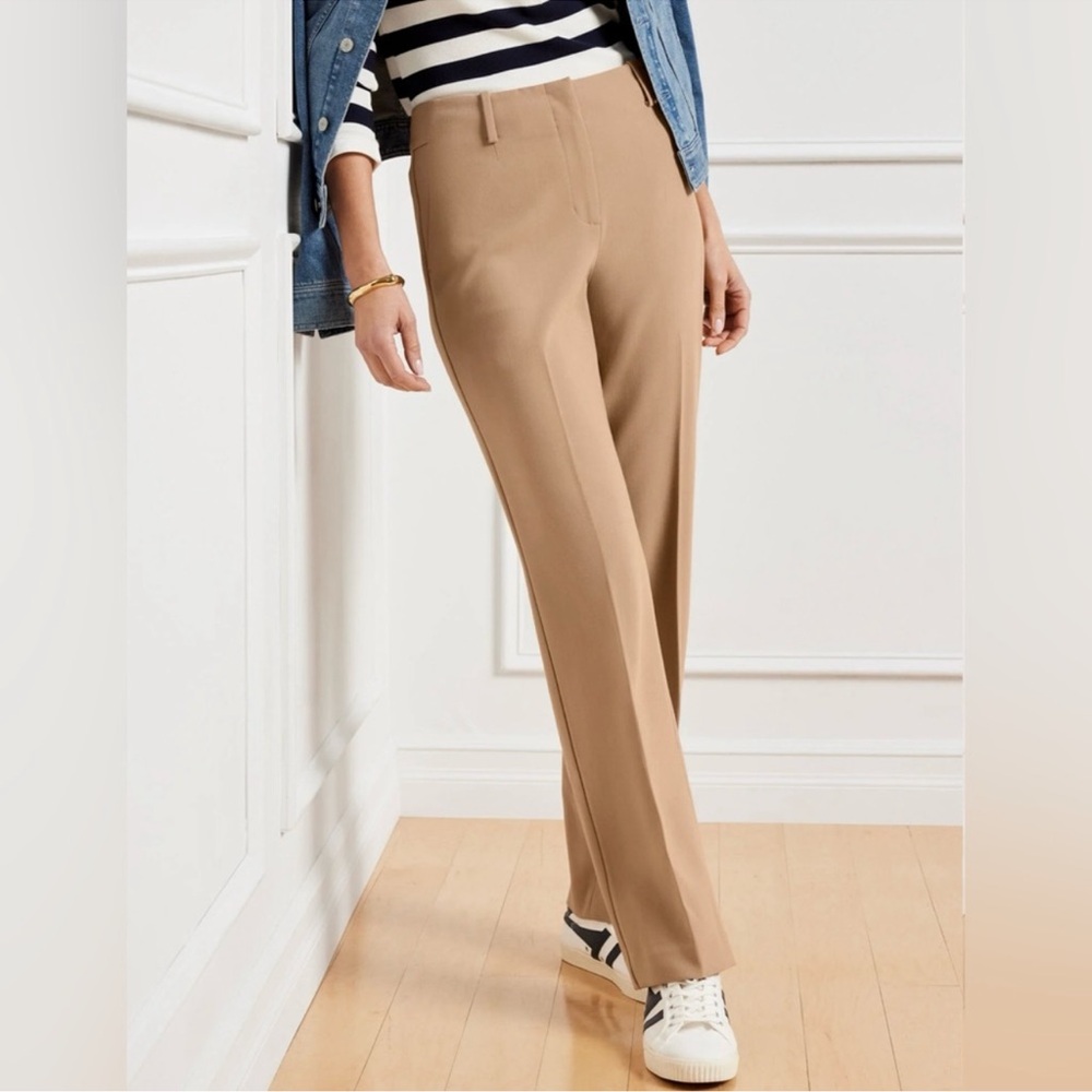 Talbots Wool Blend Trousers Camel Size 8
